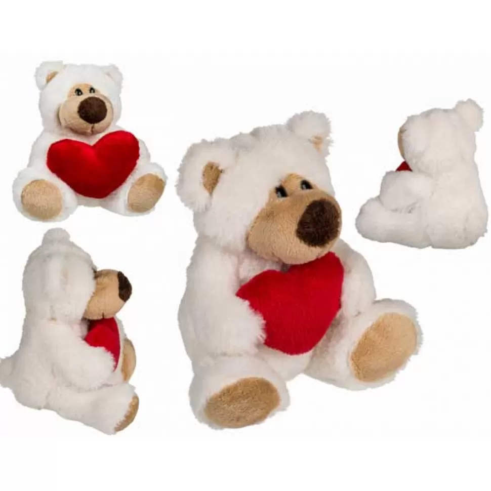 New Brinquedos Out Of The Blue Urso De Pelucia Com Coracao Vermelho 15Cm