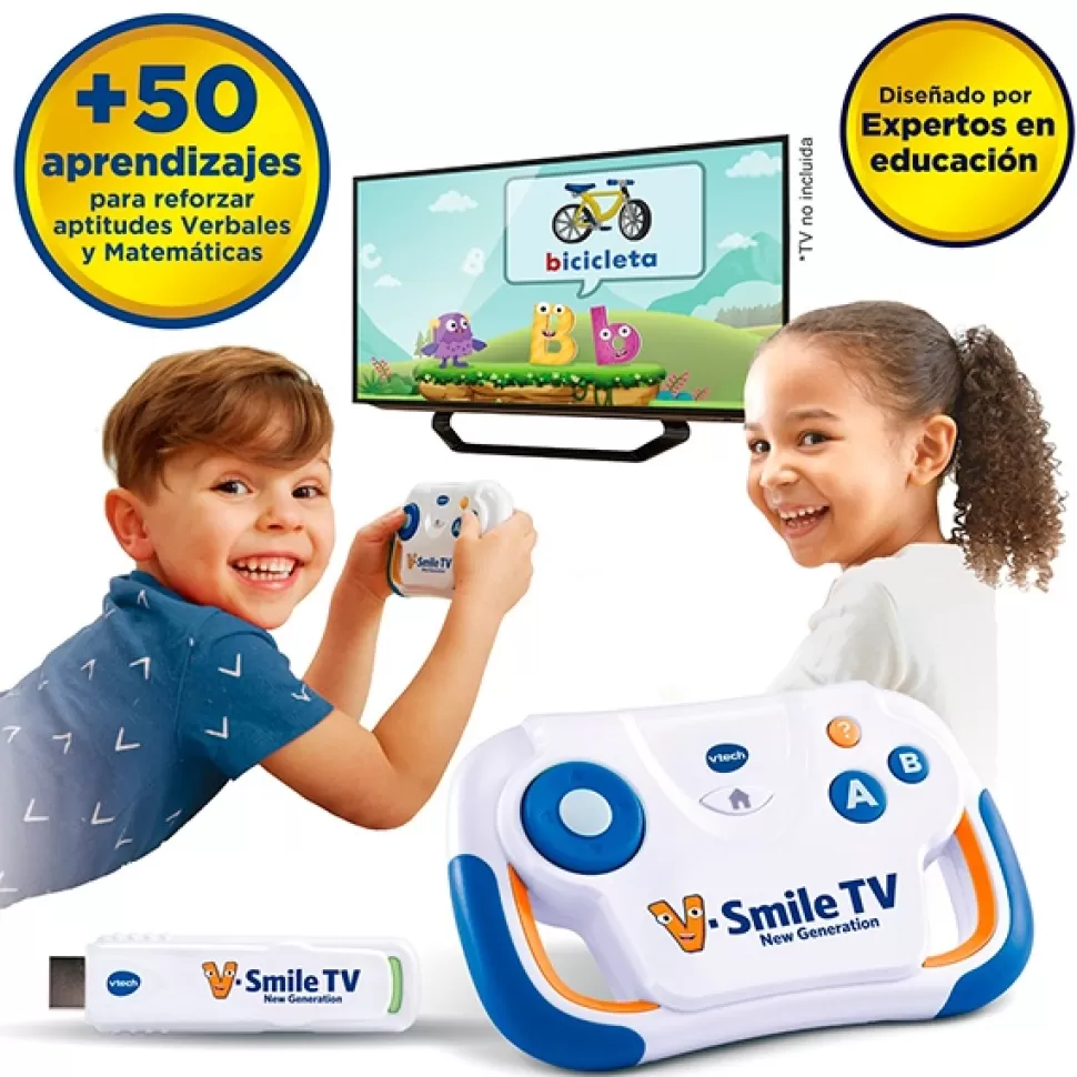 Brinquedos Vtech V Smile Tv Consola New Generation< Brinquedos Educativos