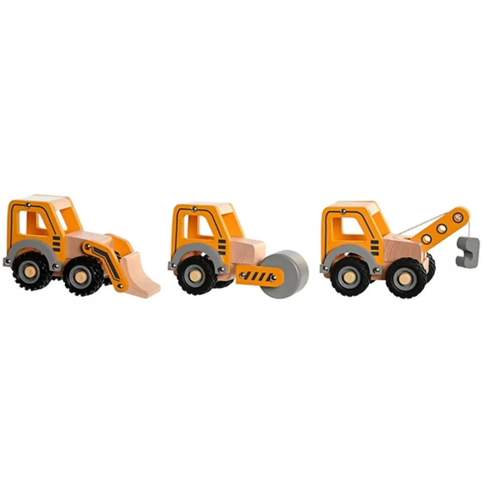 Brinquedos Item Veiculo Trabalhos De Madeira 16Cm< Brinquedos De Camiões