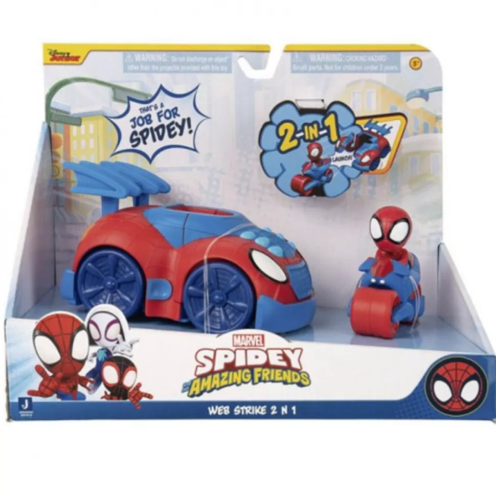 Brinquedos Homem Aranha Veiculo Transformavel Spidey 2 Em 1< Brinquedos Super-Heróis