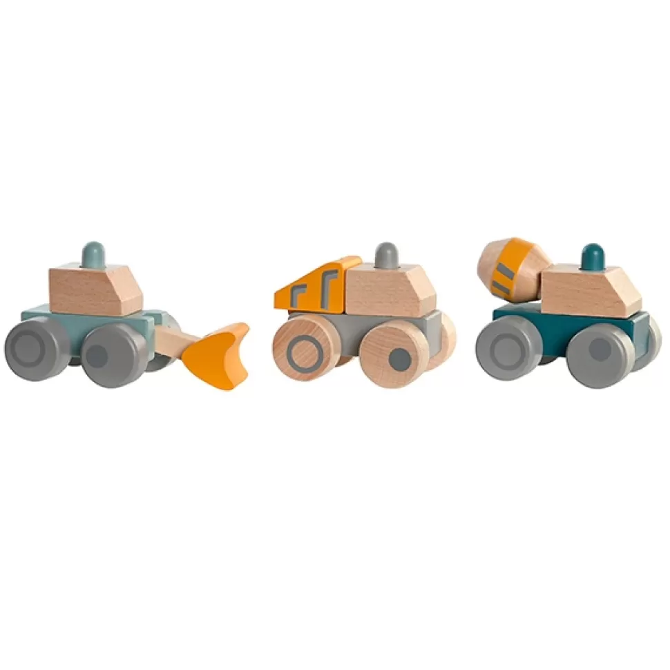 Brinquedos Item Veiculos Construcao De Madeira 9Cm< Brinquedos De Camiões