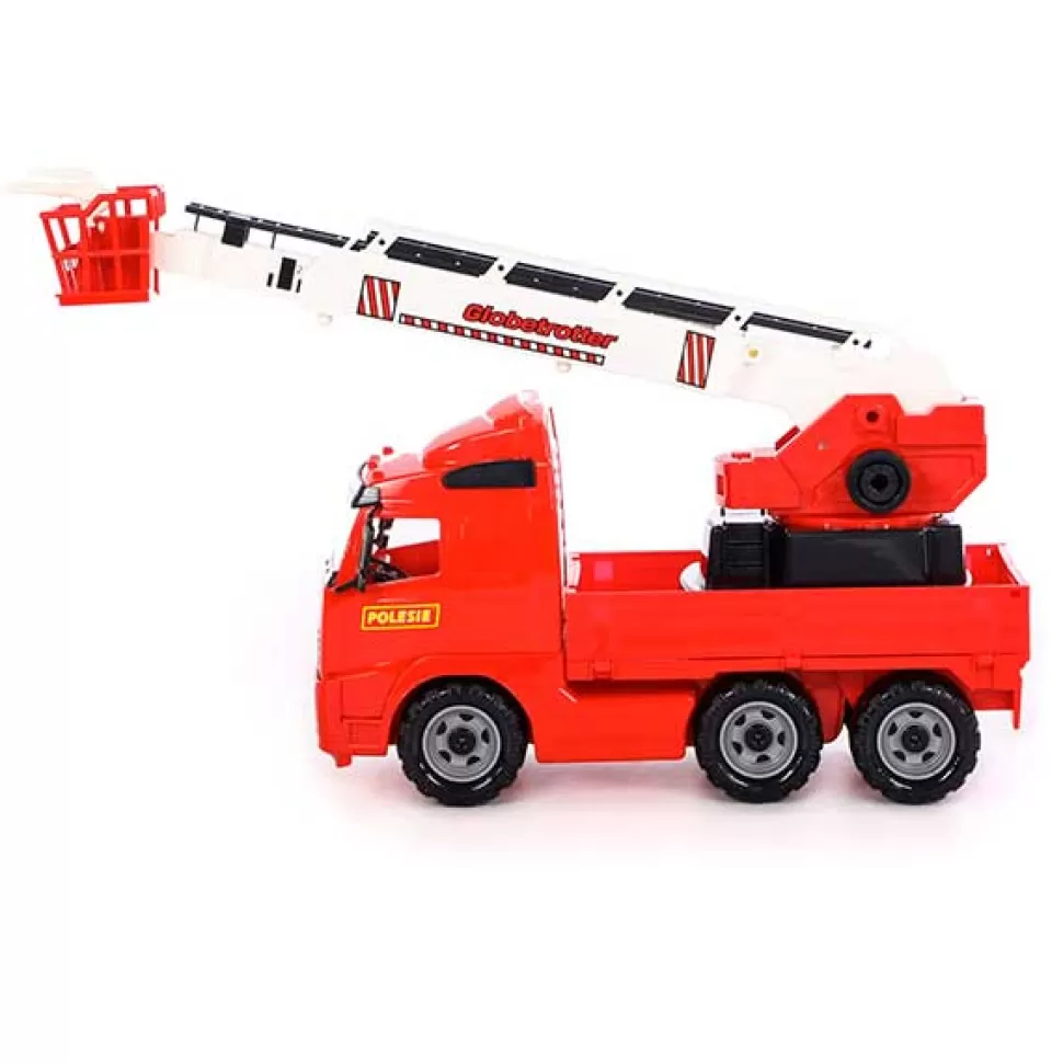 Brinquedos Wader Volvo Caminhao De Bombeiros Guindaste 60 Cm< Brinquedos De Camiões