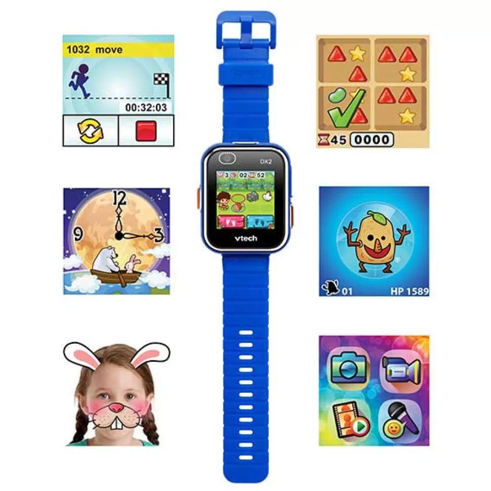 Brinquedos Vtech Vtech Relogio Kidizoom Smart Watch Dx2 Azul< Brinquedos Educativos