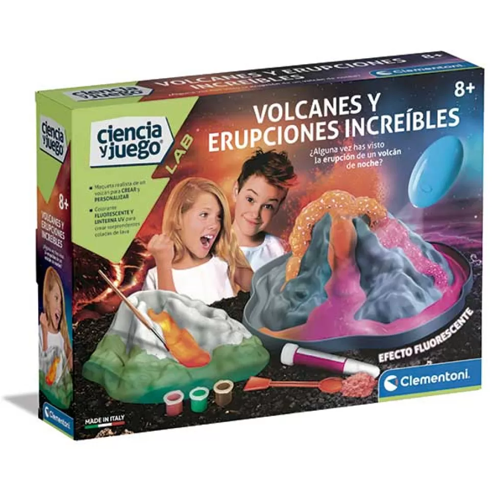 Brinquedos Clementoni Vulcao Brilhante Na Escuridao< Brinquedos Científicos